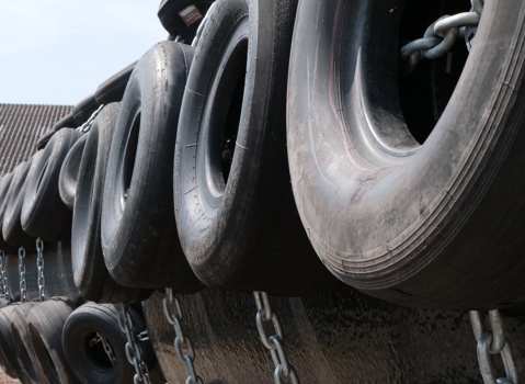 Foam floating fender tyre net